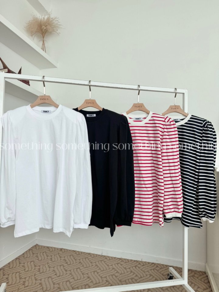 Something - Korean Women Fashion - #momslook - Haru Tee - 4