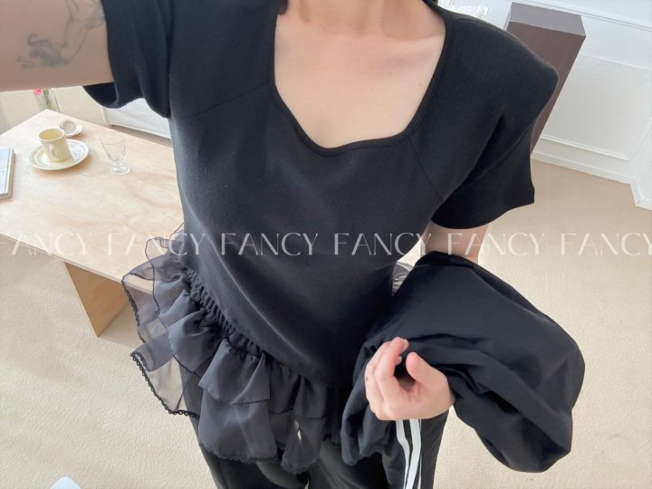 Something - Korean Women Fashion - #momslook - Mino Tee - 4