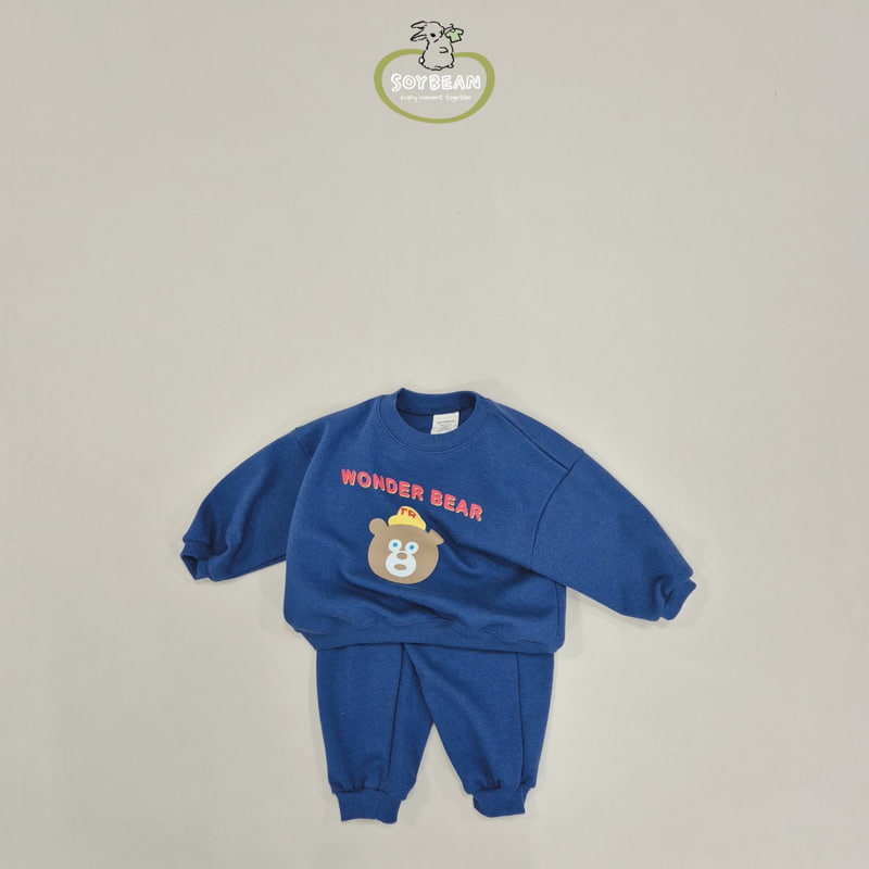 Soybean - Korean Children Fashion - #Kfashion4kids - Wonder Bear Top Bottom Set - 12