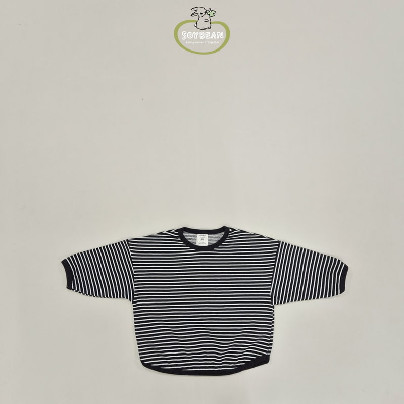 Soybean - Korean Children Fashion - #Kfashion4kids - Stripe Piping Sweatshirts - 11