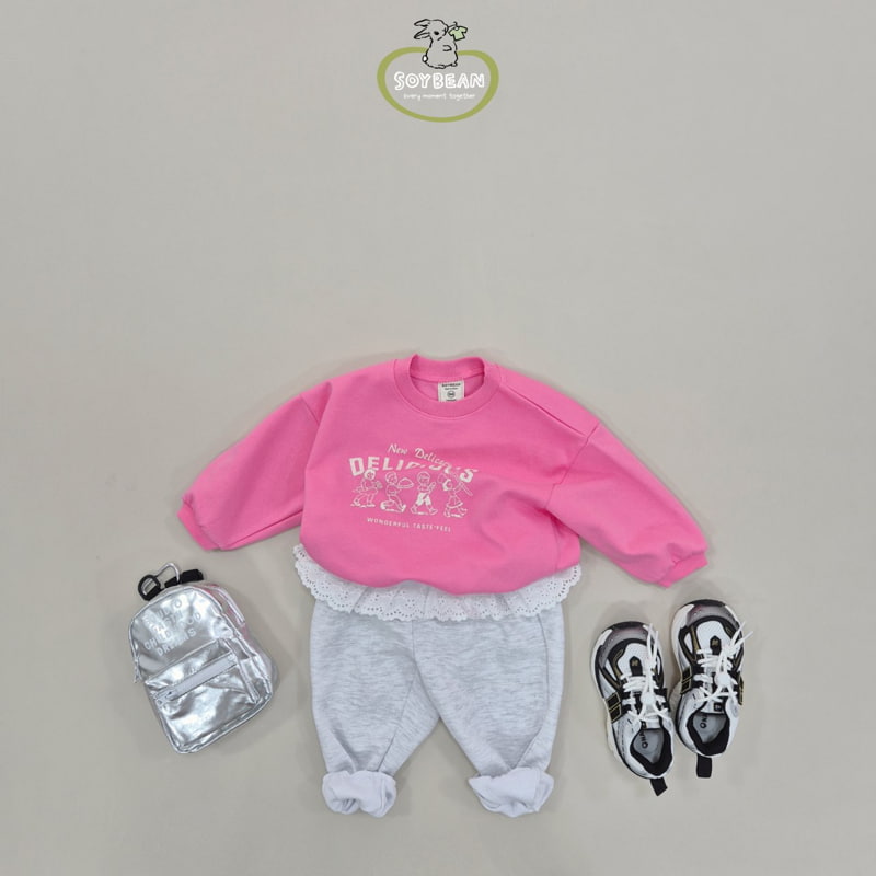 Soybean - Korean Children Fashion - #Kfashion4kids - Cutie Lace Jogger Pants - 3