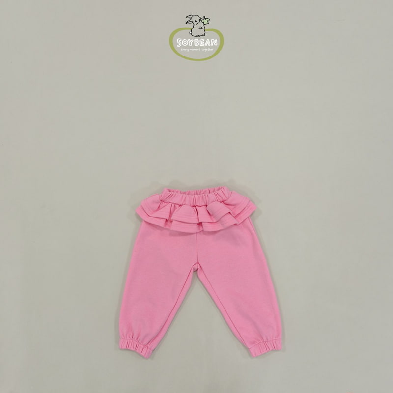 Soybean - Korean Children Fashion - #Kfashion4kids - Frill Skirt Jogger Pants - 9