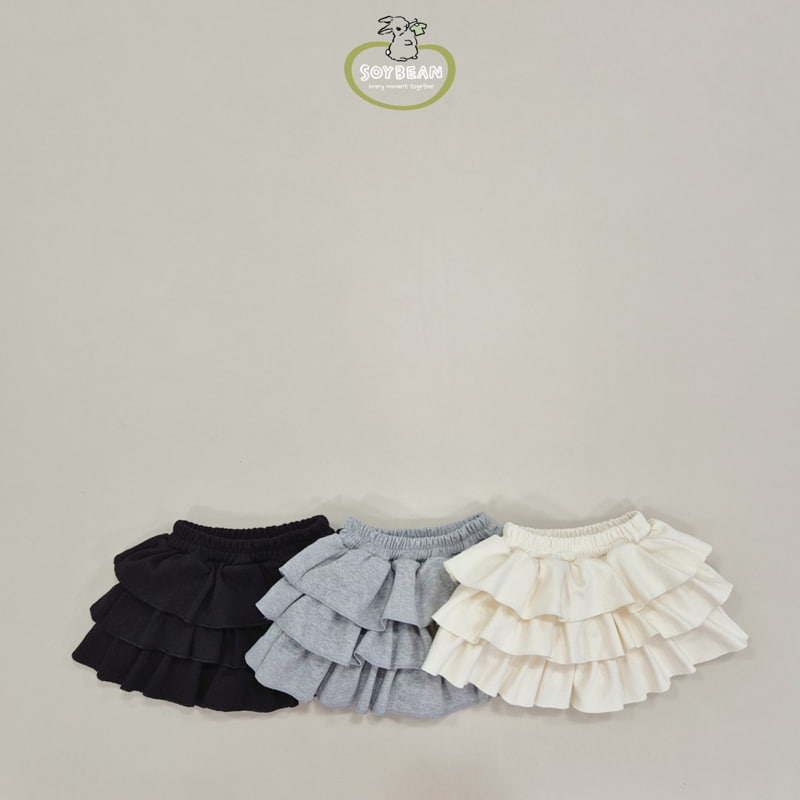 Soybean - Korean Children Fashion - #Kfashion4kids - Tiered Cancan Skirt