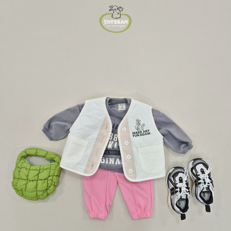 Soybean - Korean Children Fashion - #Kfashion4kids - Make Art Bird Vest - 7