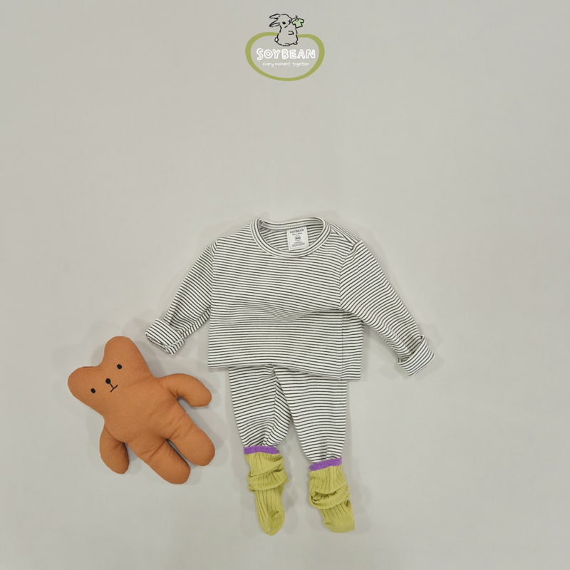 Soybean - Korean Children Fashion - #childofig - Spring Stripe Easywear - 7