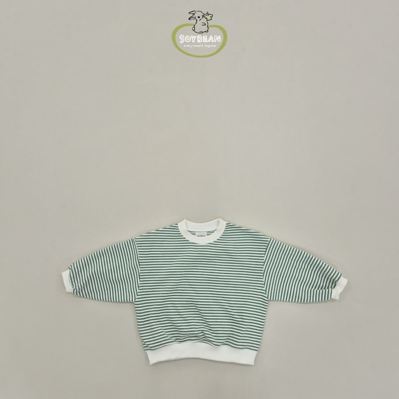 Soybean - Korean Children Fashion - #childofig - Stripe Top Bottom Set - 11