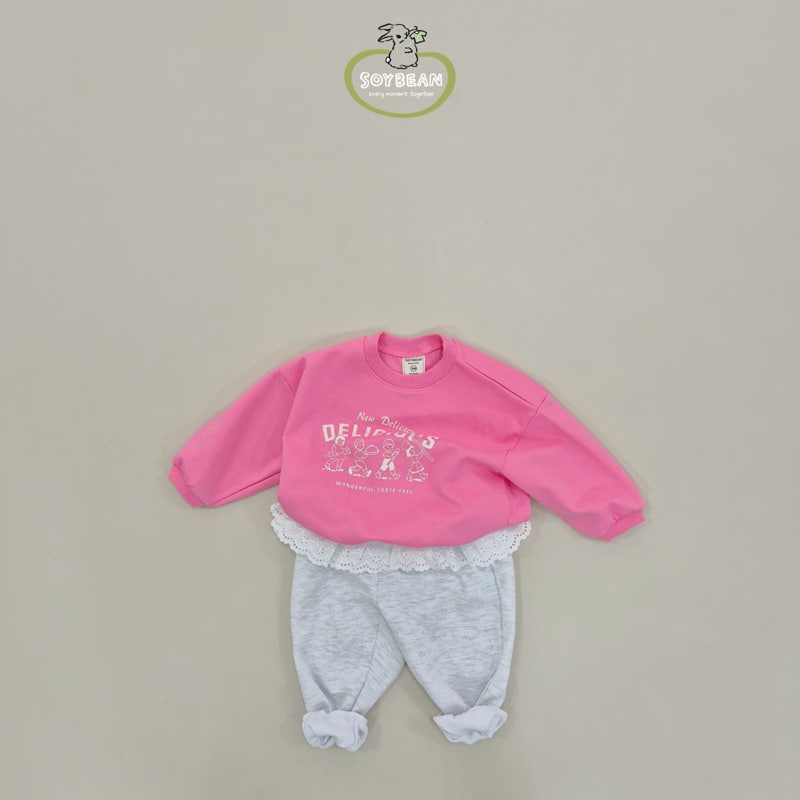 Soybean - Korean Children Fashion - #childofig - Cutie Lace Jogger Pants - 8