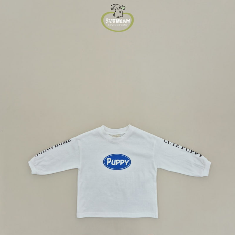 Soybean - Korean Children Fashion - #childofig - Puppy Long Sleeved Tee - 7