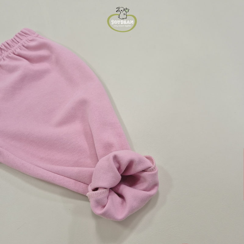 Soybean - Korean Children Fashion - #childofig - Ribbon Chain Embroidery Top Bottom Set - 12