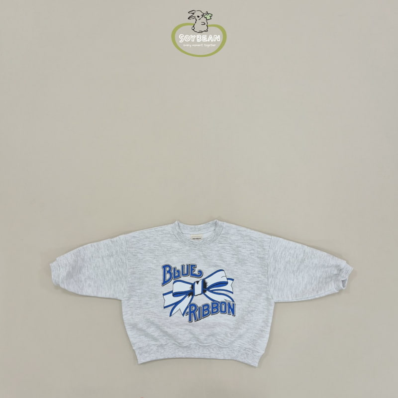 Soybean - Korean Children Fashion - #childofig - Ribbon Printing Sweatshirts - 9