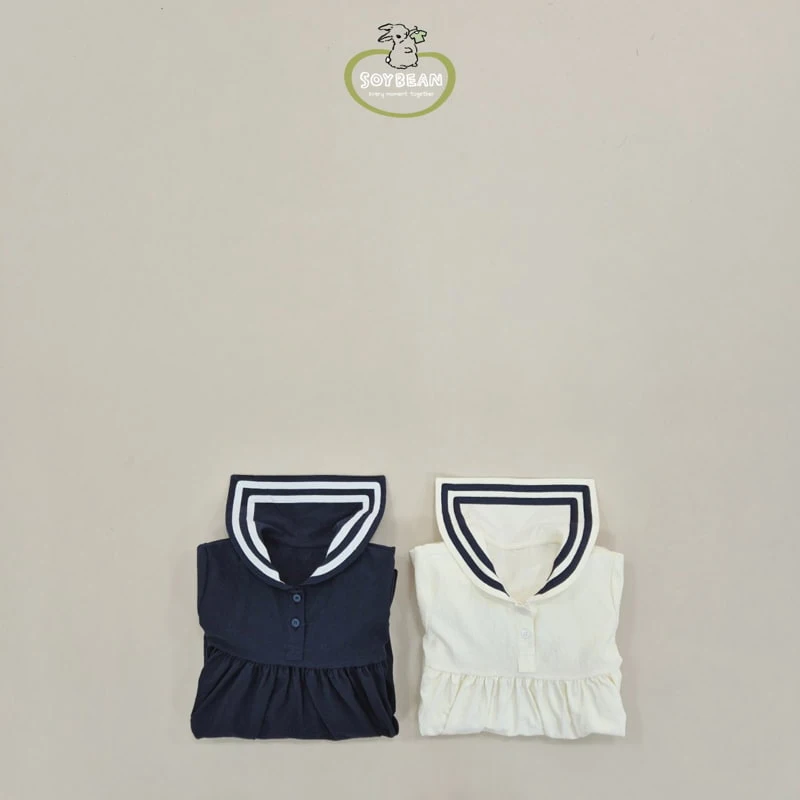Soybean - Korean Children Fashion - #childrensboutique - Spring Sailor One-piece - 5