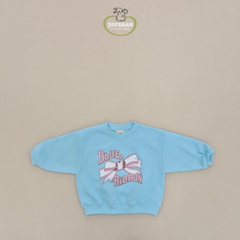 Soybean - Korean Children Fashion - #childrensboutique - Ribbon Printing Sweatshirts - 10
