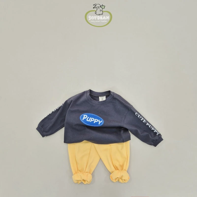 Soybean - Korean Children Fashion - #designkidswear - Puppy Long Sleeved Tee - 10