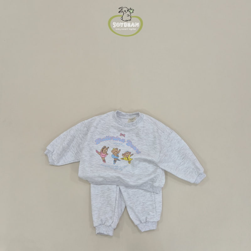 Soybean - Korean Children Fashion - #designkidswear - Ballet Bear Top Bottom Set - 7