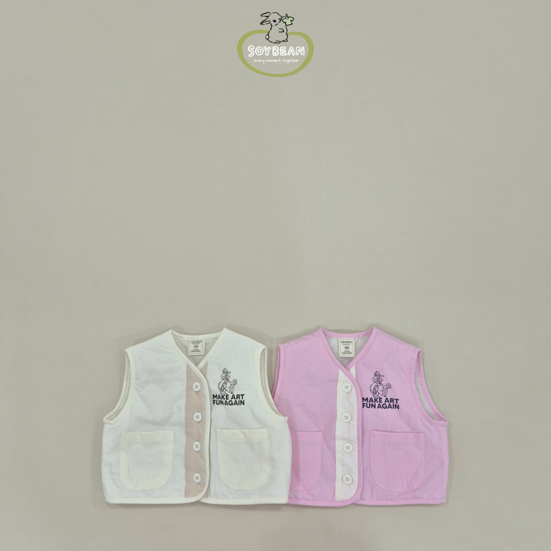 Soybean - Korean Children Fashion - #designkidswear - Make Art Bird Vest