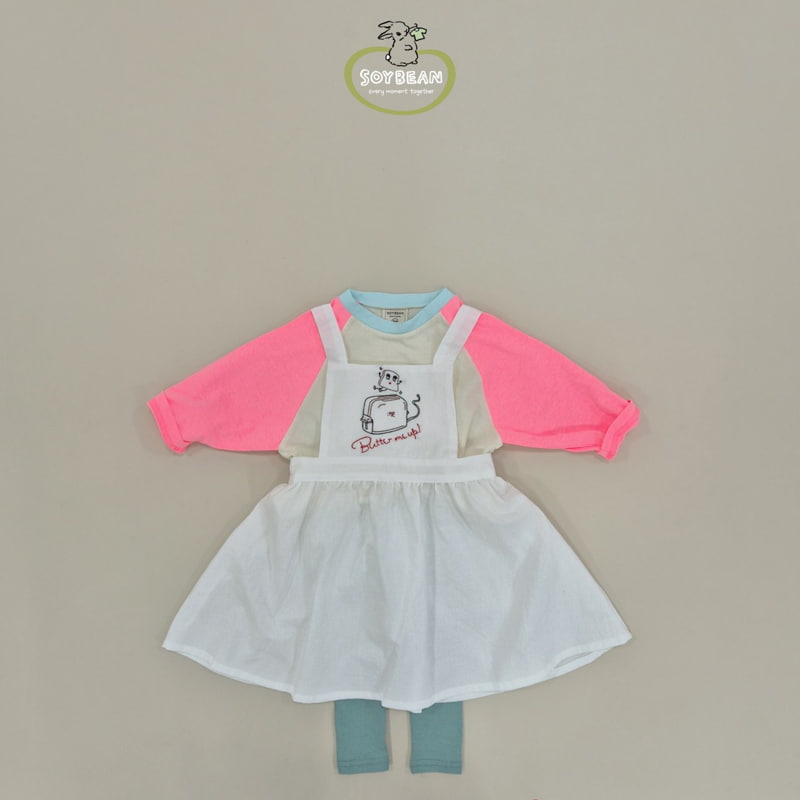 Soybean - Korean Children Fashion - #discoveringself - Bread Apron Skirt - 8