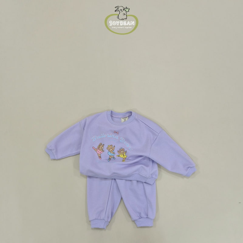 Soybean - Korean Children Fashion - #discoveringself - Ballet Bear Top Bottom Set - 8