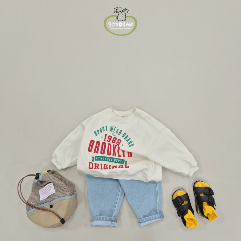 Soybean - Korean Children Fashion - #discoveringself - Tapered Denim Pants - 3