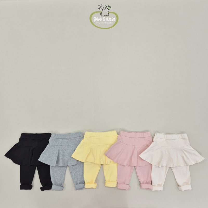 Soybean - Korean Children Fashion - #discoveringself - Day Bootscut Skirt Leggings