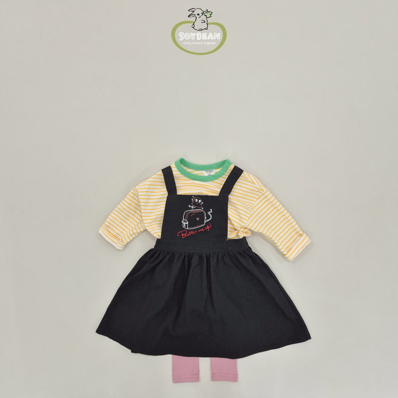Soybean - Korean Children Fashion - #fashionkids - Bread Apron Skirt - 9