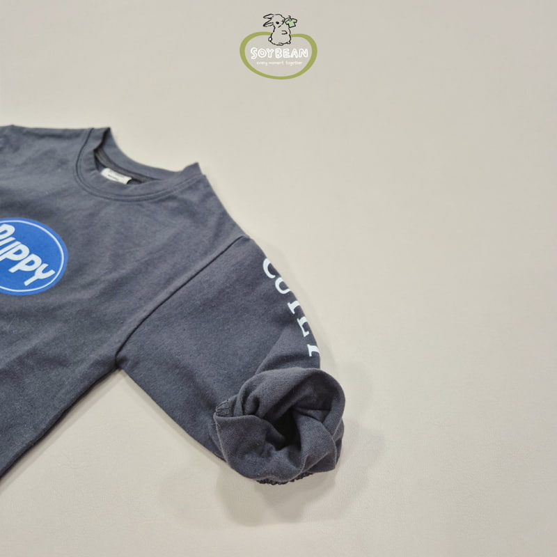 Soybean - Korean Children Fashion - #fashionkids - Puppy Long Sleeved Tee - 12