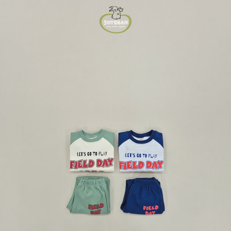 Soybean - Korean Children Fashion - #kidsshorts - Field Day Top Bottom Set - 5