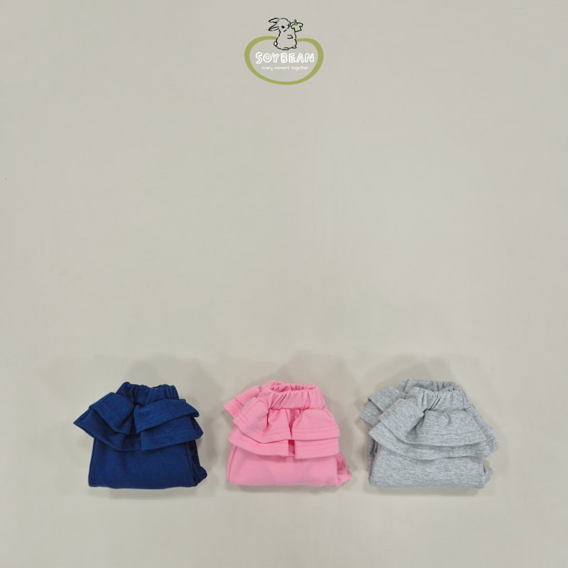 Soybean - Korean Children Fashion - #kidsshorts - Frill Skirt Jogger Pants - 6