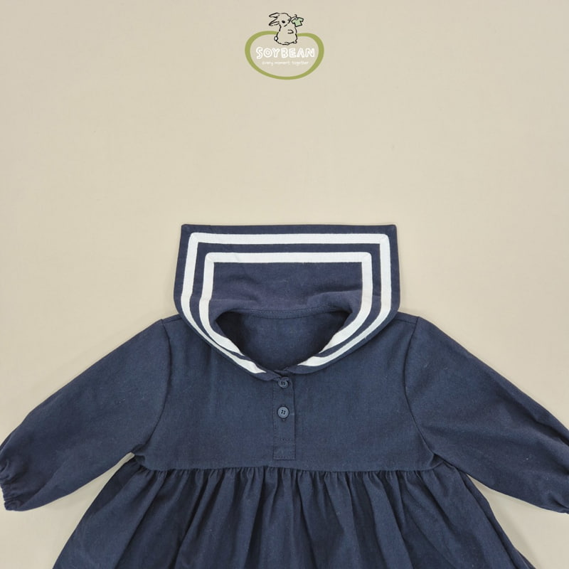 Soybean - Korean Children Fashion - #kidsshorts - Spring Sailor One-piece - 9