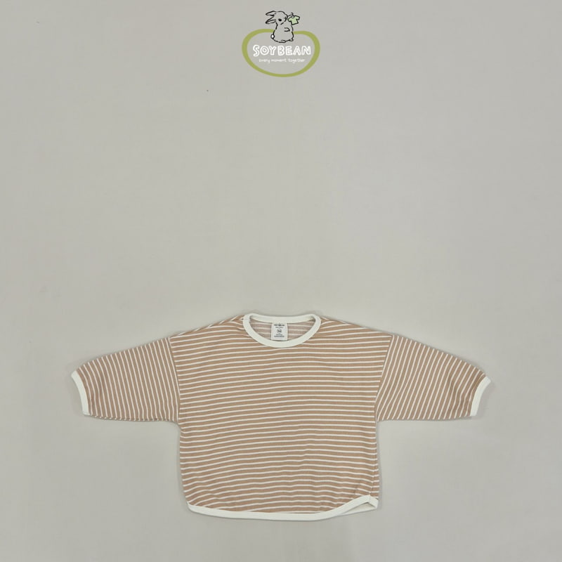 Soybean - Korean Children Fashion - #kidsstore - Stripe Piping Sweatshirts - 9