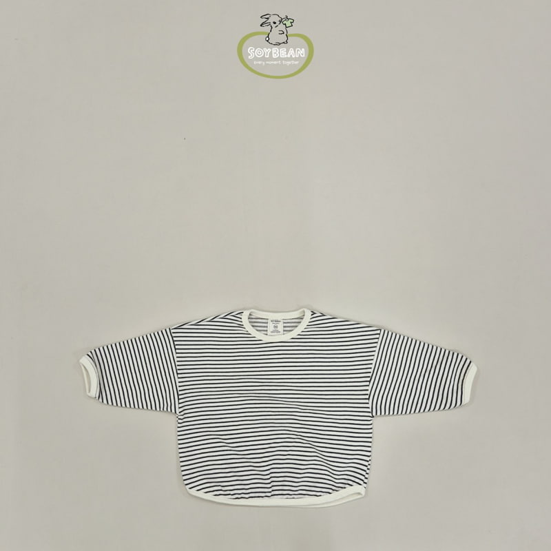 Soybean - Korean Children Fashion - #kidzfashiontrend - Stripe Piping Sweatshirts - 10