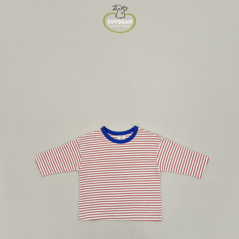 Soybean - Korean Children Fashion - #kidzfashiontrend - Captain Stripe Tee - 12