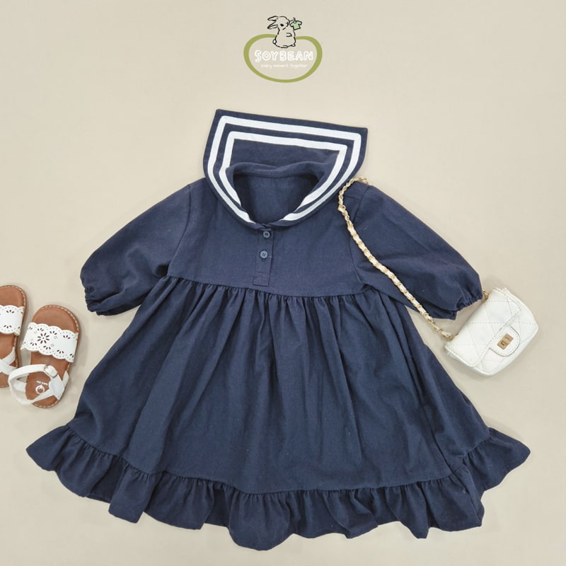 Soybean - Korean Children Fashion - #kidzfashiontrend - Spring Sailor One-piece - 11