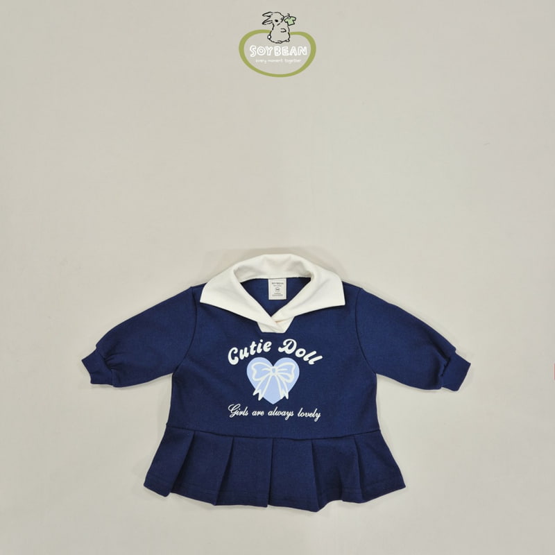 Soybean - Korean Children Fashion - #littlefashionista - Cutie Sailor One-piece - 7