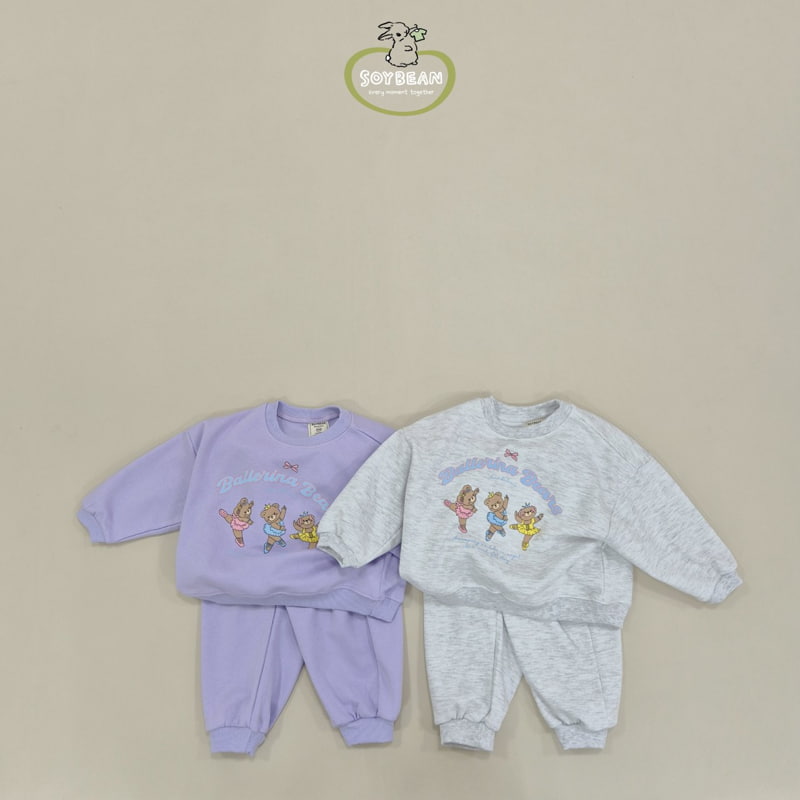 Soybean - Korean Children Fashion - #magicofchildhood - Ballet Bear Top Bottom Set