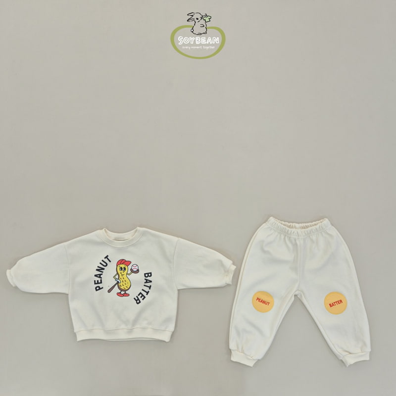 Soybean - Korean Children Fashion - #magicofchildhood - Peanut Butter Top Bottom Seet - 6