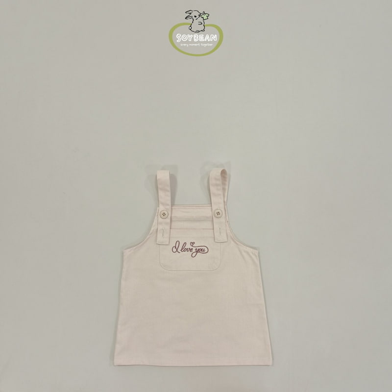 Soybean - Korean Children Fashion - #magicofchildhood - I Love Suspender Skirt - 8