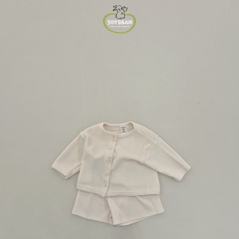 Soybean - Korean Children Fashion - #magicofchildhood - Spring Knit Cardigan Set - 7