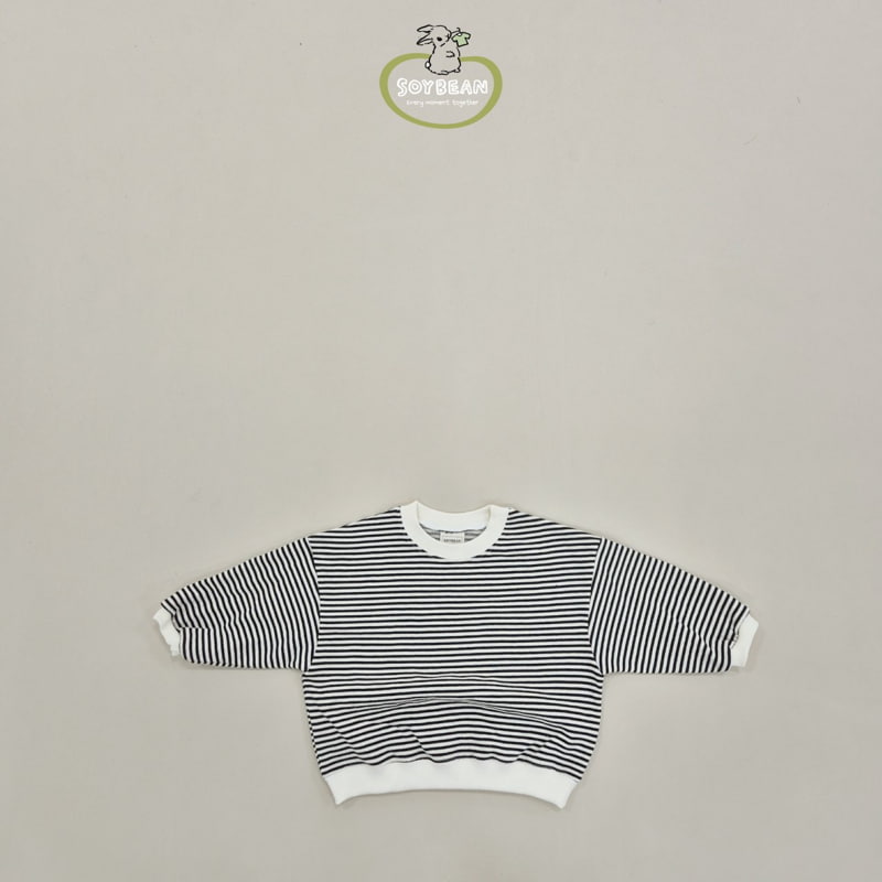 Soybean - Korean Children Fashion - #minifashionista - Stripe Top Bottom Set - 9