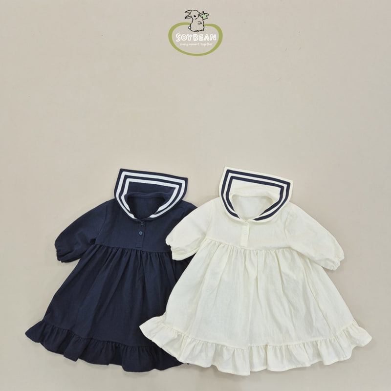 Soybean - Korean Children Fashion - #minifashionista - Spring Sailor One-piece