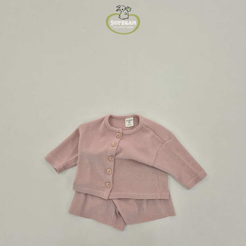 Soybean - Korean Children Fashion - #minifashionista - Spring Knit Cardigan Set - 8