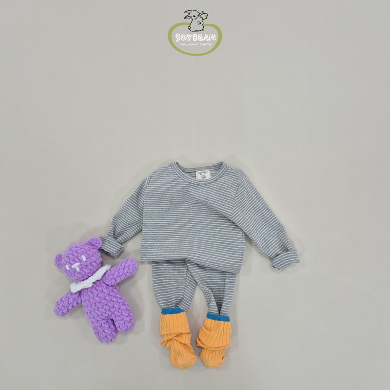 Soybean - Korean Children Fashion - #prettylittlegirls - Spring Stripe Easywear - 3
