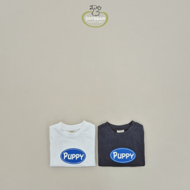 Soybean - Korean Children Fashion - #prettylittlegirls - Puppy Long Sleeved Tee - 6