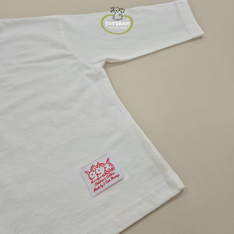 Soybean - Korean Children Fashion - #prettylittlegirls - Rabbit Label Layered Tee - 12