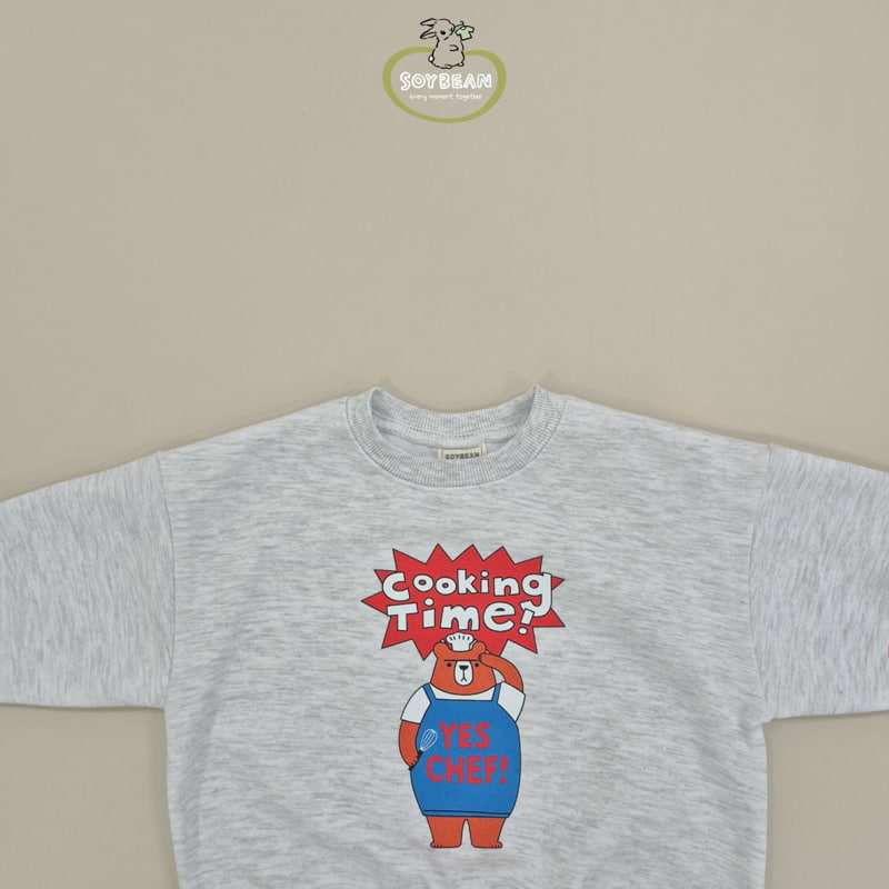 Soybean - Korean Children Fashion - #prettylittlegirls - Chef Bear Top Bottom Set - 10