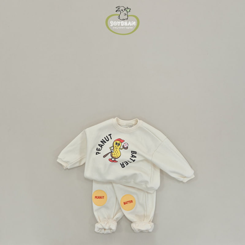 Soybean - Korean Children Fashion - #prettylittlegirls - Peanut Butter Top Bottom Seet - 8