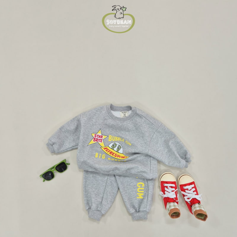 Soybean - Korean Children Fashion - #prettylittlegirls - UFO Top Bottom Set - 3