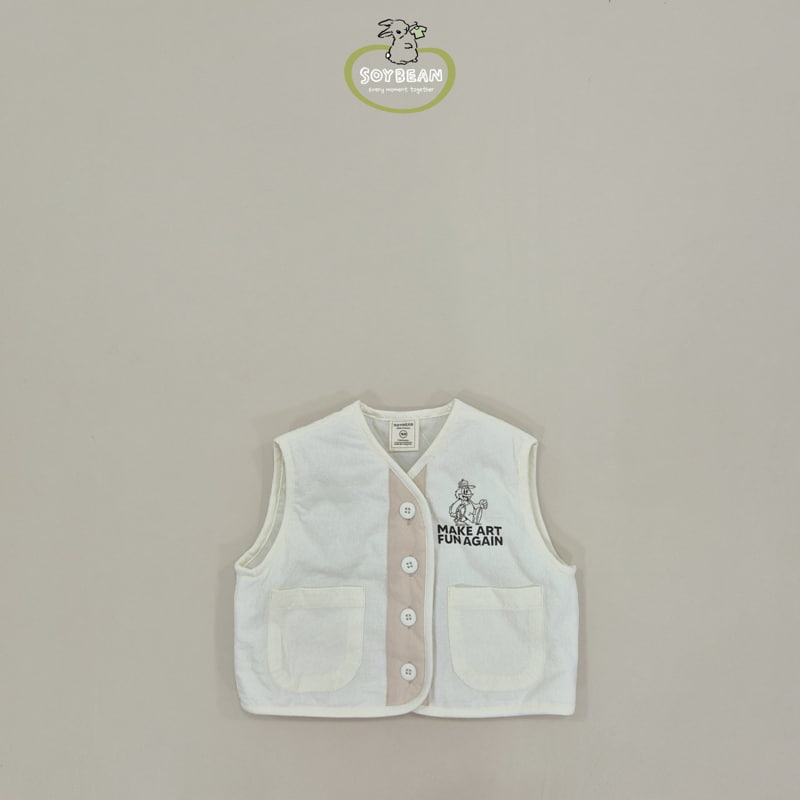Soybean - Korean Children Fashion - #prettylittlegirls - Make Art Bird Vest - 11