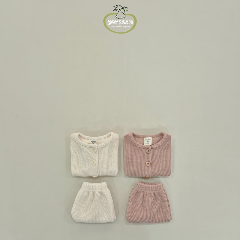 Soybean - Korean Children Fashion - #prettylittlegirls - Spring Knit Cardigan Set - 9