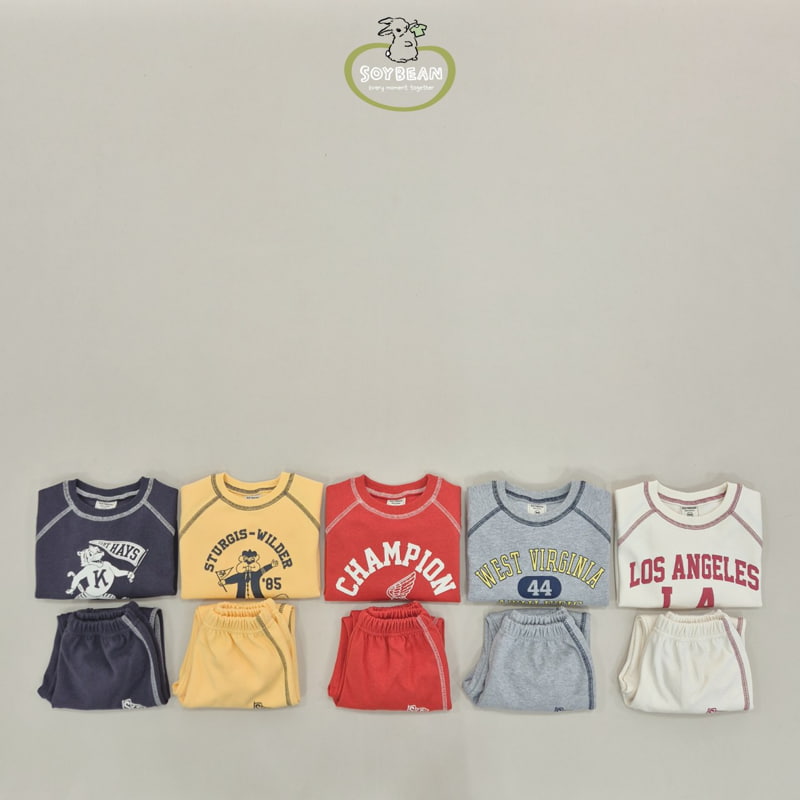 Soybean - Korean Children Fashion - #prettylittlegirls - Vintage Line Top Bottom Set - 8