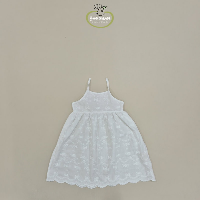 Soybean - Korean Children Fashion - #stylishchildhood - Ribbon Layer One-piece - 7